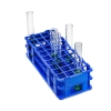 Bel-Art No-Wire Test Tube Rack;For 16-20MM Tubes, 40 Places, Blue